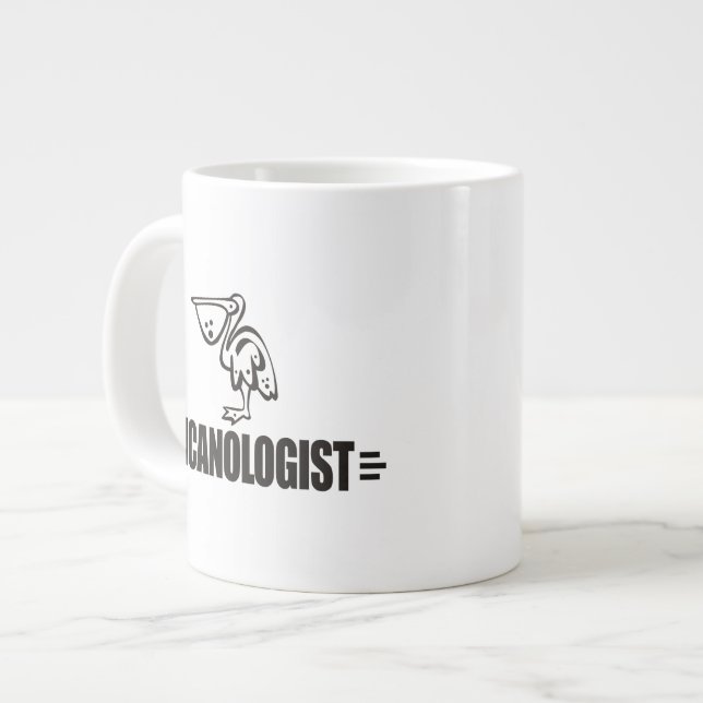 Rolig pelikan jumbo mugg (Framsida vänster)