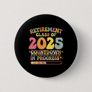 Rolig Pension Klass 2025 Lärarantal Nedräkning Loa Knapp