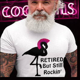 Rolig Pension Pensionerad men fortfarande Rockande T-shirt