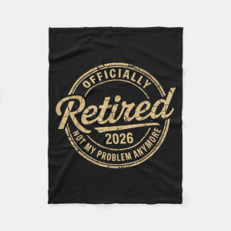 Rolig Pensionerad 2026 Inte Mitt Problem Mer Pensi Fleecefilt