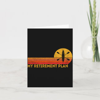 Rolig pensionerad manlig pensionsplan Kanot Kanot Kort