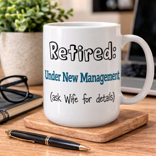 Rolig pensionspresent Under Ny Ledning Kaffemugg