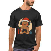 Rolig pepparkaksgamer jul retro kontroller