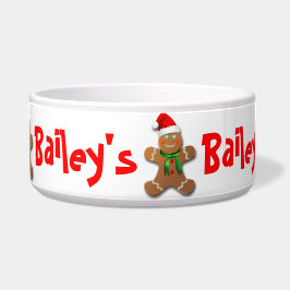 Rolig pepparkaksgubbe med den Santa hatten