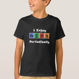 Rolig periodisk kemi för bordbaconvetenskap tee shirt