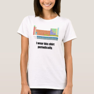 Rolig periodisk skjorta t-shirt