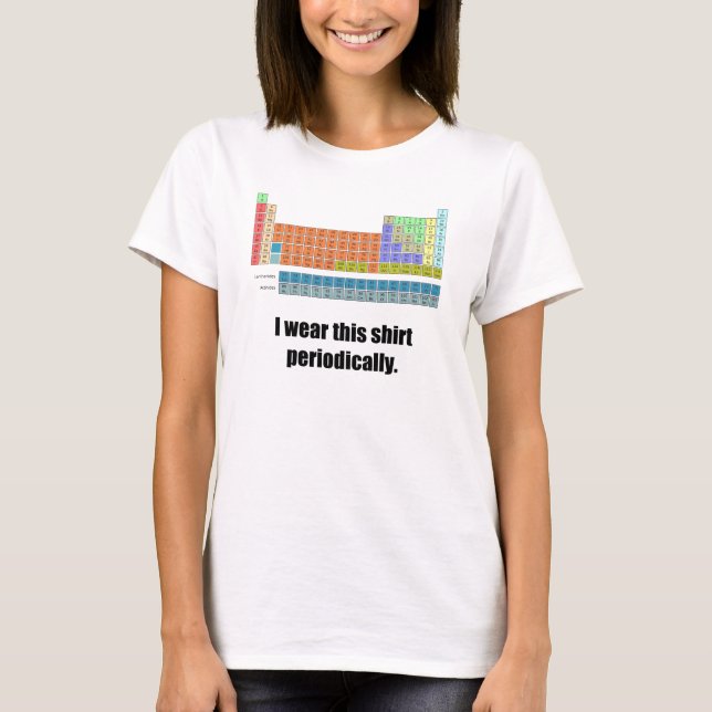 Rolig periodisk skjorta t-shirt (Framsida)
