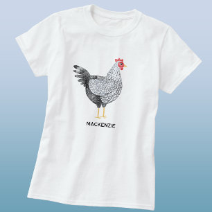 Rolig Personlig Akvarell Wyandotte Höna T Shirt