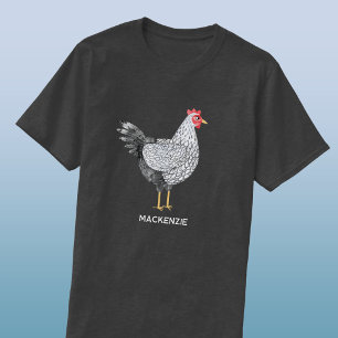 Rolig Personlig Akvarell Wyandotte Höna T Shirt