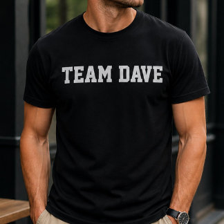 Rolig Personlig Anpassad Lag Dave Födelsedag T Shirt