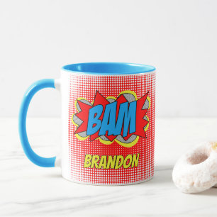 Rolig Personlig Anpassad Serietidning Pop Art Stil Mugg