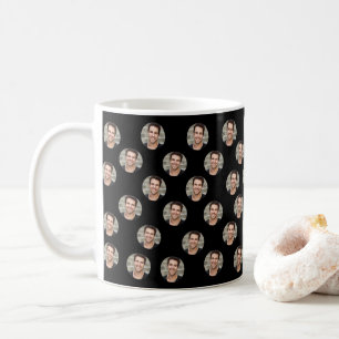 Rolig personlig ansikte, Anpassad foto Kaffemugg