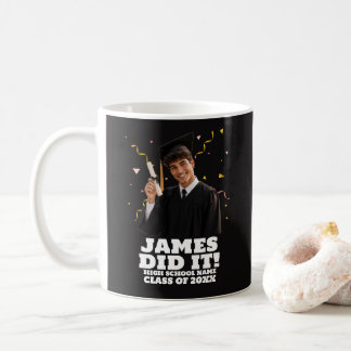Rolig Personlig Avslutningsfest Anpassad Foto Kaffemugg
