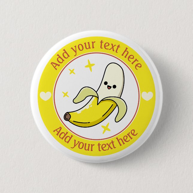 Rolig personlig banan knapp (Framsida)