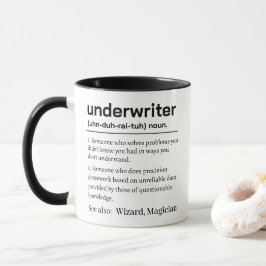 Rolig Personlig Definition Av Underwriter Mugg