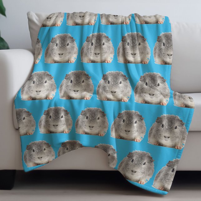 Rolig Personlig Djurfot Fleecefilt (Funny Personalized Pet Face Fleece Blanket
)