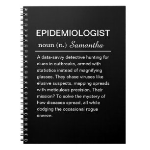 Rolig Personlig Epidemiolog Definition Anteckningsbok