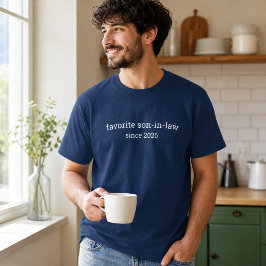Rolig Personlig Favorit Svärson Födelsedag T Shirt