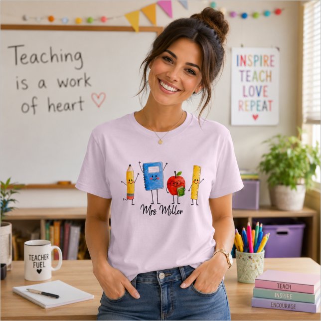 Rolig Personlig Lärare T Shirt (Skapare uppladdad)