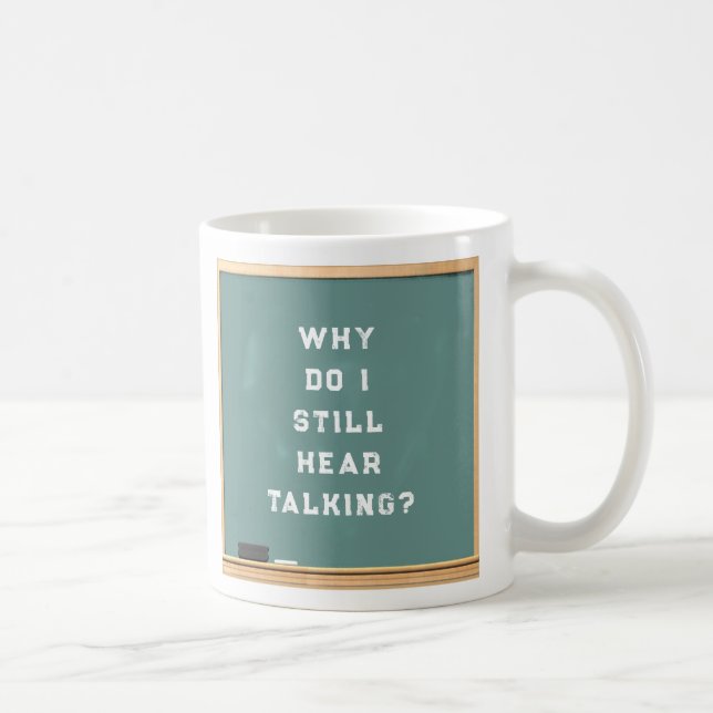 Rolig Personlig Lärarepresent Kaffemugg (Höger)