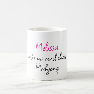 Rolig Personlig Namn Kreativ Mahjong Kaffemugg
