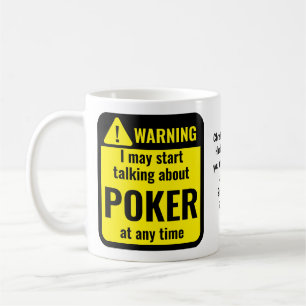 Rolig Personlig Poker Varning Kaffemugg