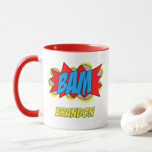Rolig Personlig Skräddarsydd Serietidning Pop Art Mugg