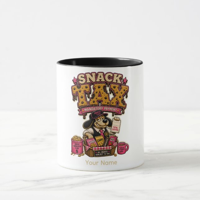Rolig Personlig Snack Attack Hungrig Läge Mugg (Center)