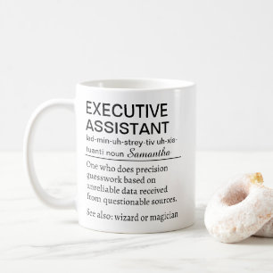 Rolig Personlig Verkställande Assistent Definition Kaffemugg