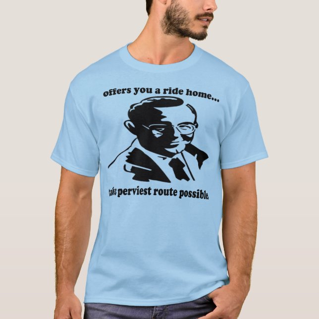 Rolig Pervert T-shirt (Framsida)
