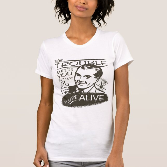 Rolig Pessimist T-shirt (Framsida)
