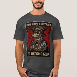 Rolig Pesten Doktor Gamer Retro Spelande Meme Gåvo T Shirt