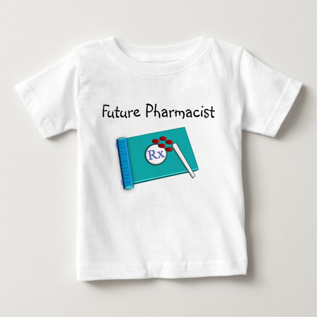 Rolig pharmacists Pharmacist för framtid för Tee (Framsida)