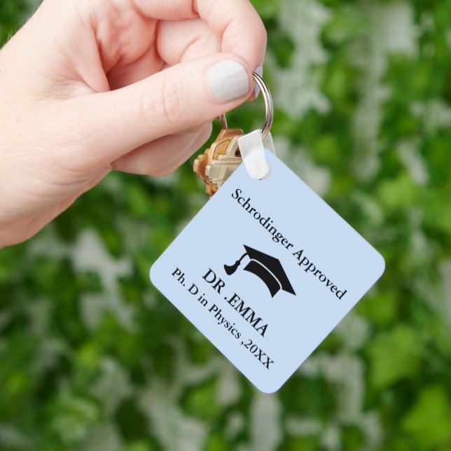 Rolig PhD-nyckelring Specifik för område Nyckelring (Hand)
