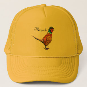 Rolig pheasant i hatt keps