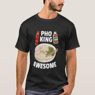 Rolig Pho-konst för män kvinnor Vietnamesisk nudel T Shirt