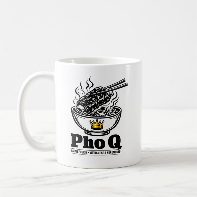 Rolig Pho Q-mugg Kaffemugg (Vänster)