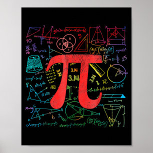 Rolig Pi-dagen Matematikekvation Matematiklärare S Poster
