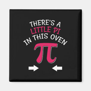 Rolig Pi-dags bebisannonsering Byby Glad Pi Magnet