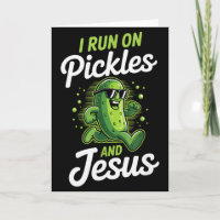 Rolig Pickle Gurka Jag Springar På Pickles Och Jes