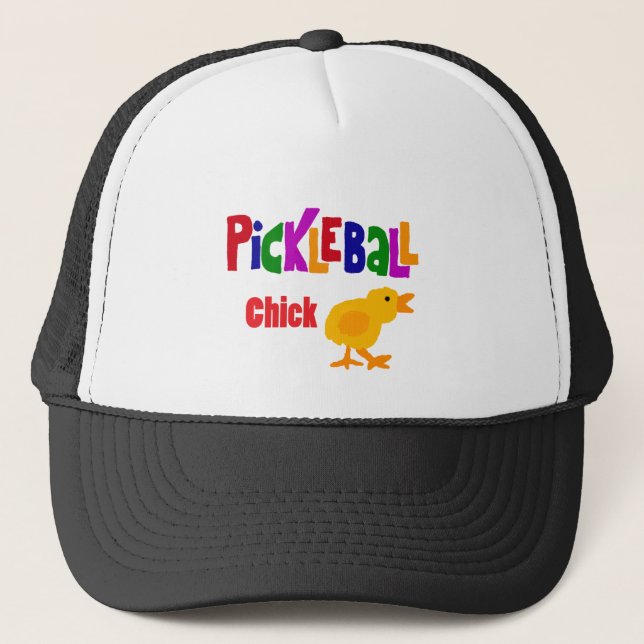 Rolig Pickleball chickkonst Keps (Framsida)