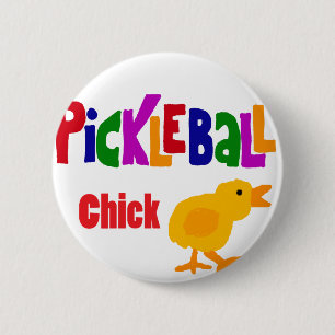 Rolig Pickleball chickkonst Knapp