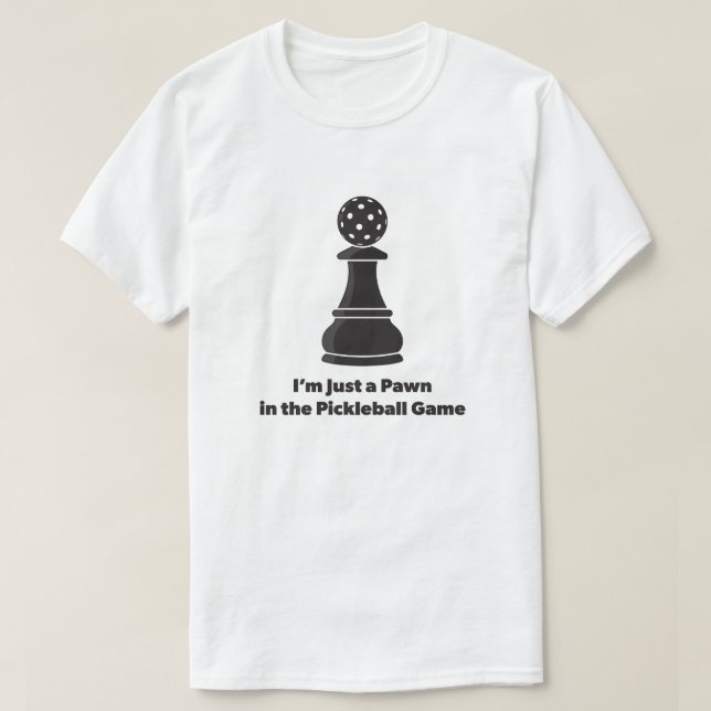 Rolig Pickleball-citat T Shirt (Design framsida)