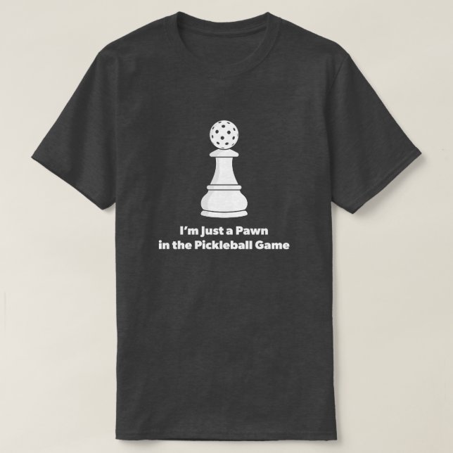 Rolig Pickleball-citat T Shirt (Design framsida)