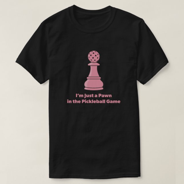Rolig Pickleball-citat T Shirt (Design framsida)