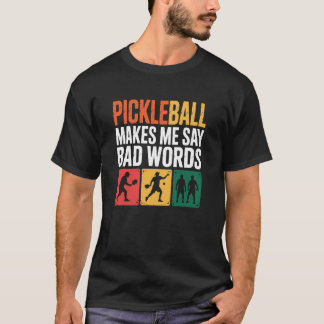 Rolig Pickleball-Entusiast Humor för Paddle-Fans T Shirt