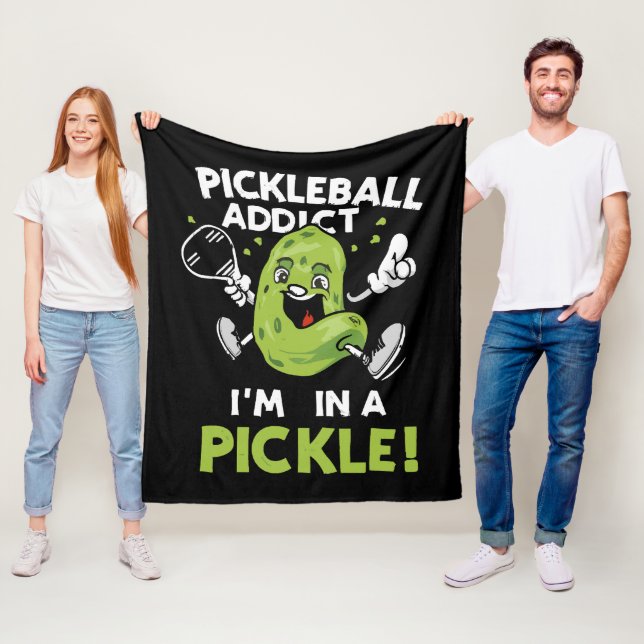 Rolig-Pickleball Fleecefilt (På plats)