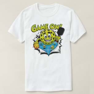 Rolig Pickleball Jättepickle spel på T Shirt