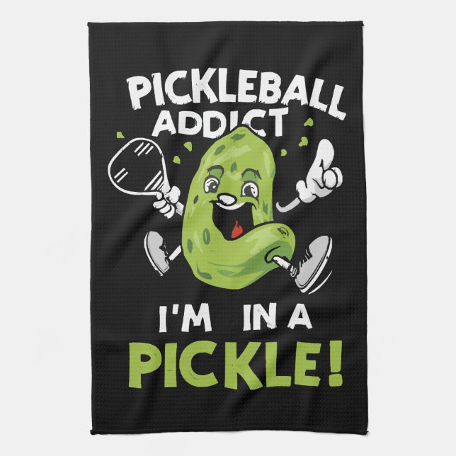Rolig-Pickleball Kökshandduk (Vertikal)