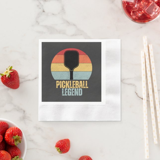 Rolig Pickleball Legend Pappersservett (Insitu)